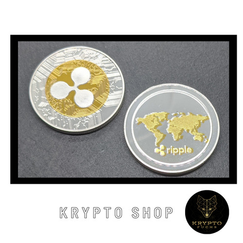 Ripple xrp coin mehrfarbig - ripple,