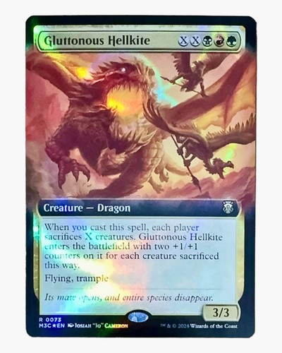 Mtg gluttonous hellkite - hellkite, |