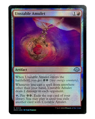 Mtg unstable amulet modern - mtg,