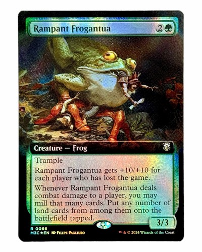Mtg rampant frogantua - mtg,